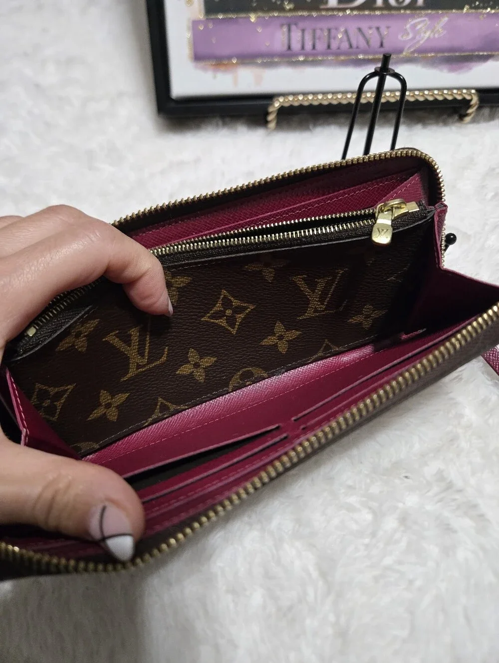Louis Vuitton LV Monogram Clemence Wallet EUC